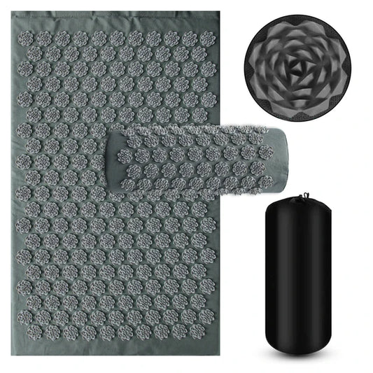 Zenspike™ Acupressure Mat & Pillow Set – Natural Pain Relief, Deep Relaxation, Anytime, Anywhere